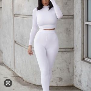 Naked wardrobe white two piece